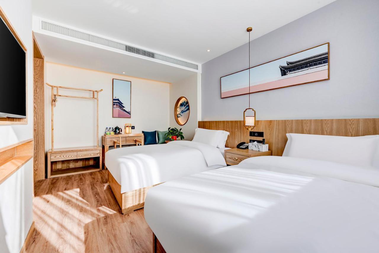 Happy Dragon Universal Vacation Hotel - Close To Universal Studio And Wanda Plaza,Free Shuttle To The Resort,Free Coffee,Laundry Peking Exterior foto