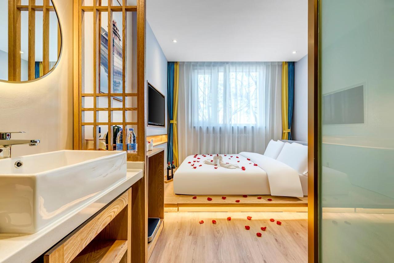 Happy Dragon Universal Vacation Hotel - Close To Universal Studio And Wanda Plaza,Free Shuttle To The Resort,Free Coffee,Laundry Peking Exterior foto