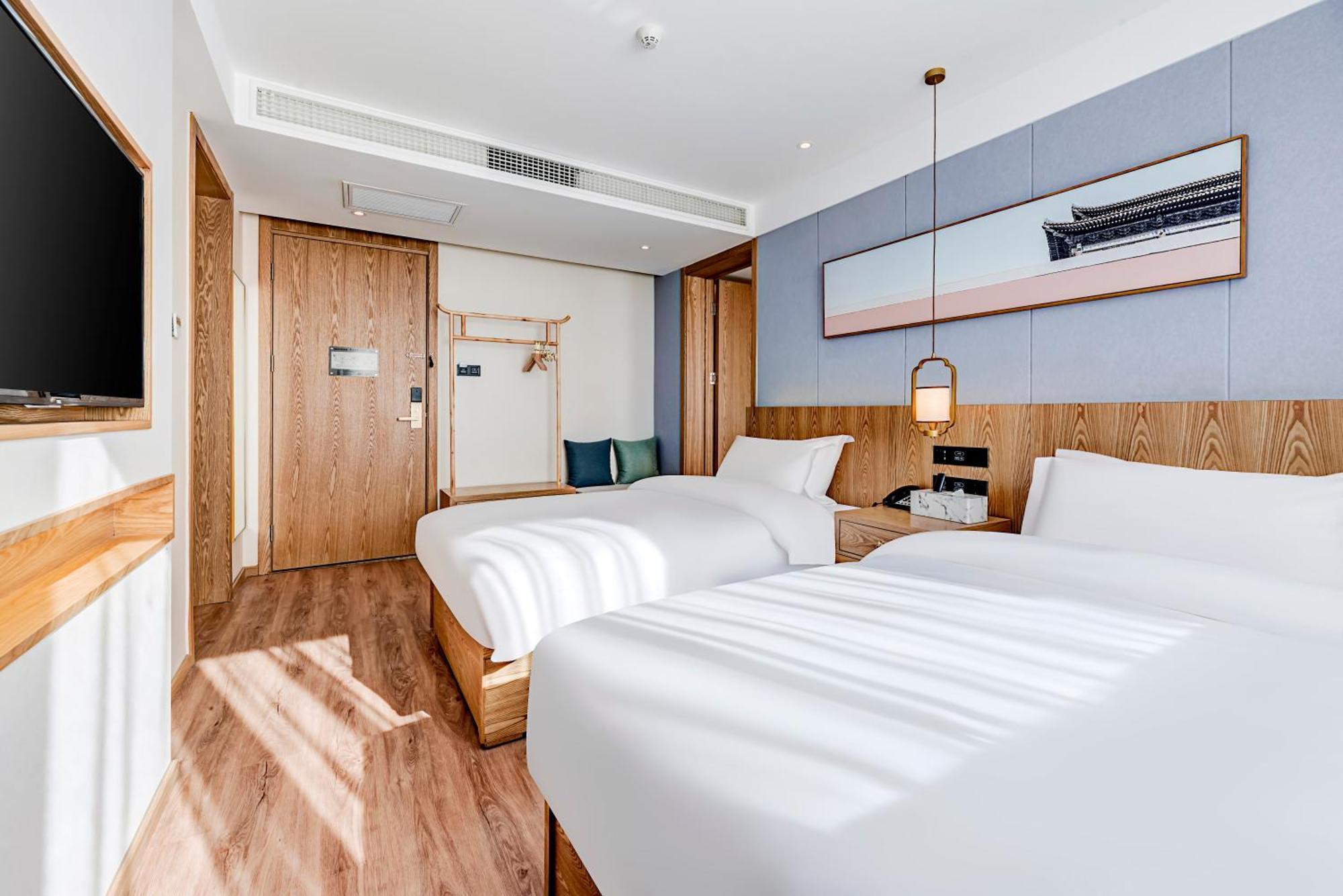 Happy Dragon Universal Vacation Hotel - Close To Universal Studio And Wanda Plaza,Free Shuttle To The Resort,Free Coffee,Laundry Peking Exterior foto