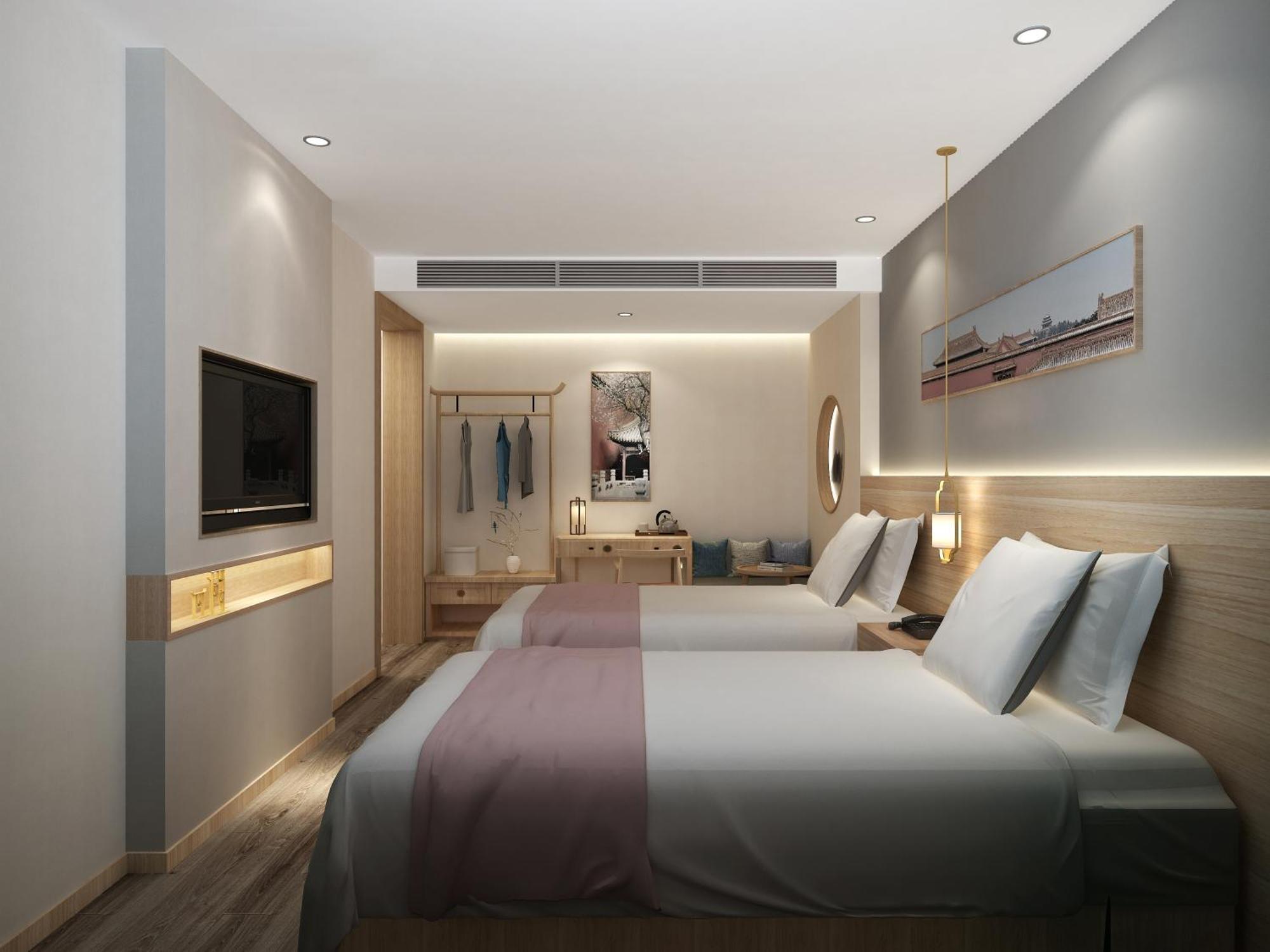 Happy Dragon Universal Vacation Hotel - Close To Universal Studio And Wanda Plaza,Free Shuttle To The Resort,Free Coffee,Laundry Peking Exterior foto